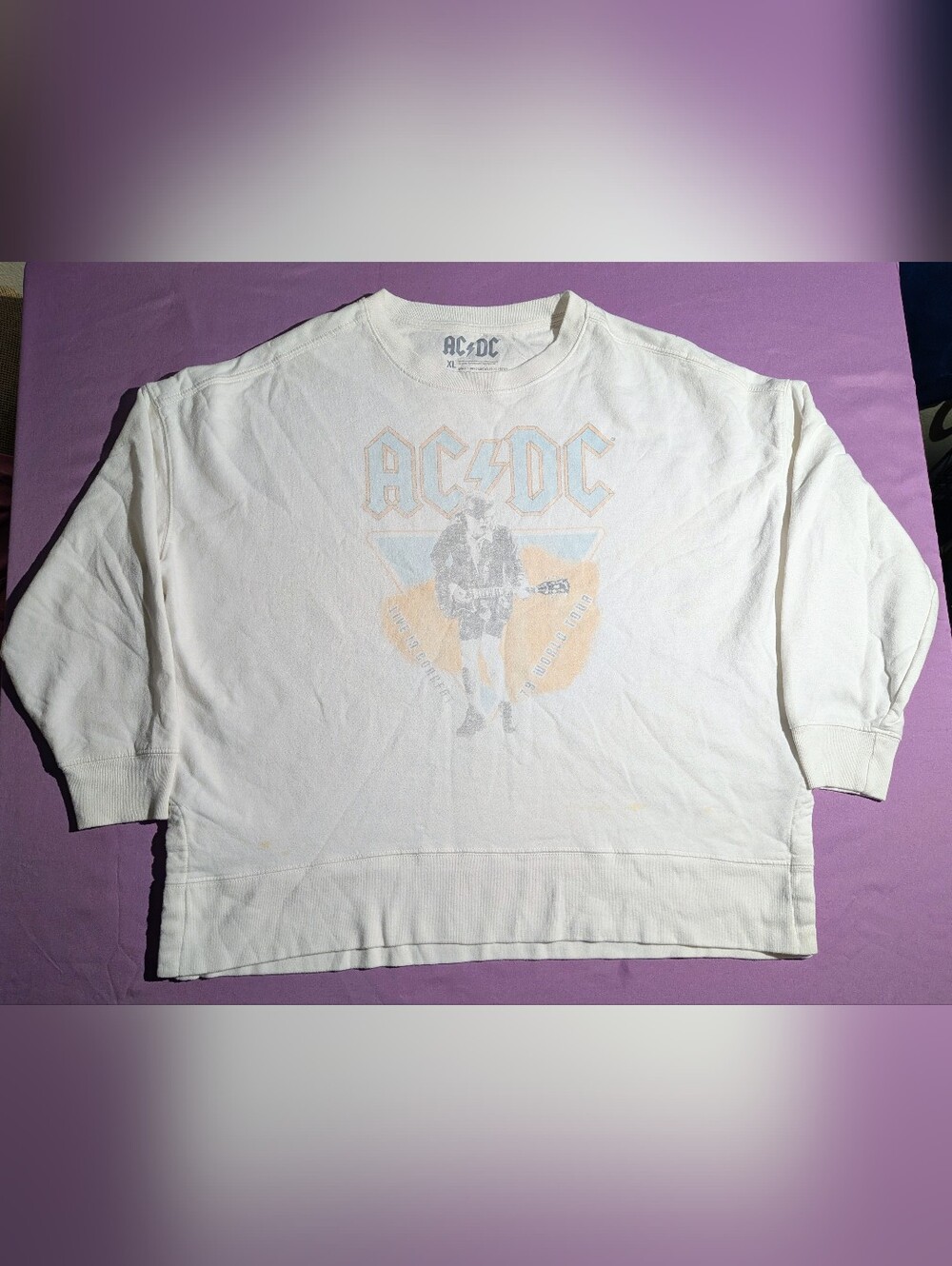⚡️ AC/DC 1979 World Tour Graphic Sweatshirt XL ⚡️